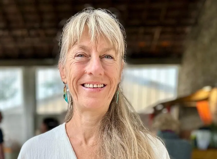Catherine Mauguin, souriante